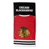 [Personalization Only] Official NHL Jersey Personalized Beach Towel - Blackhawks