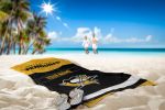 [Personalization Only] Official NHL Jersey Personalized Beach Towel - Penguins